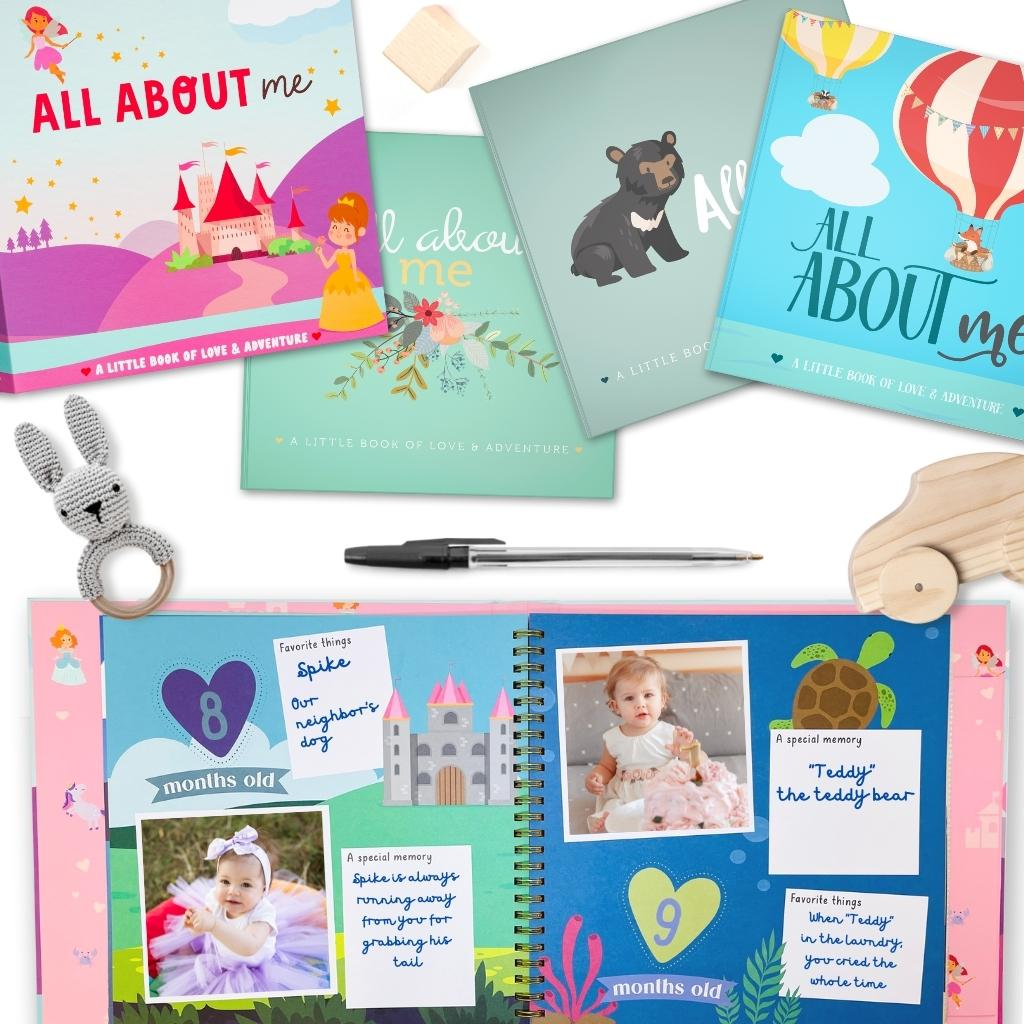 Baby Memory & Milestone Journals | RubyRoo Baby - Baby Memory and Milestone Journals, Blankets and Stickers
