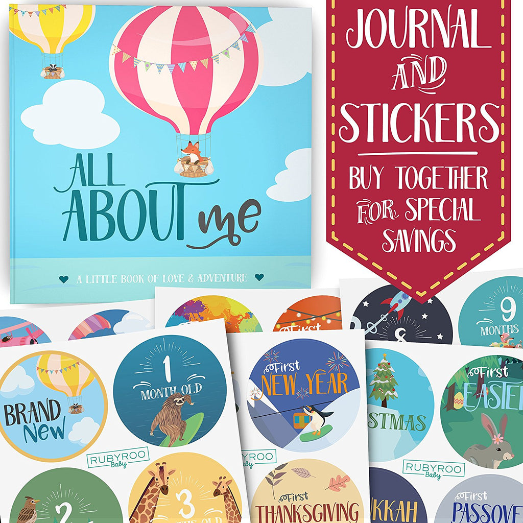 Baby Memory Book + Sticker Combo Pack
